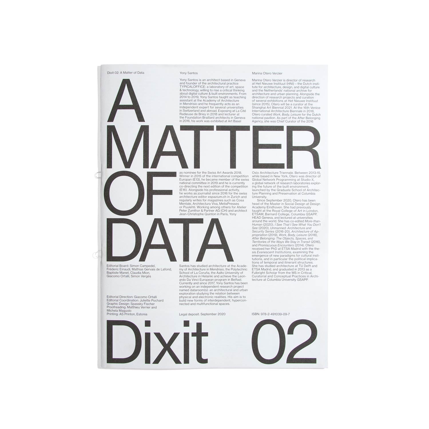 Dixit #2 - A Matter of Data