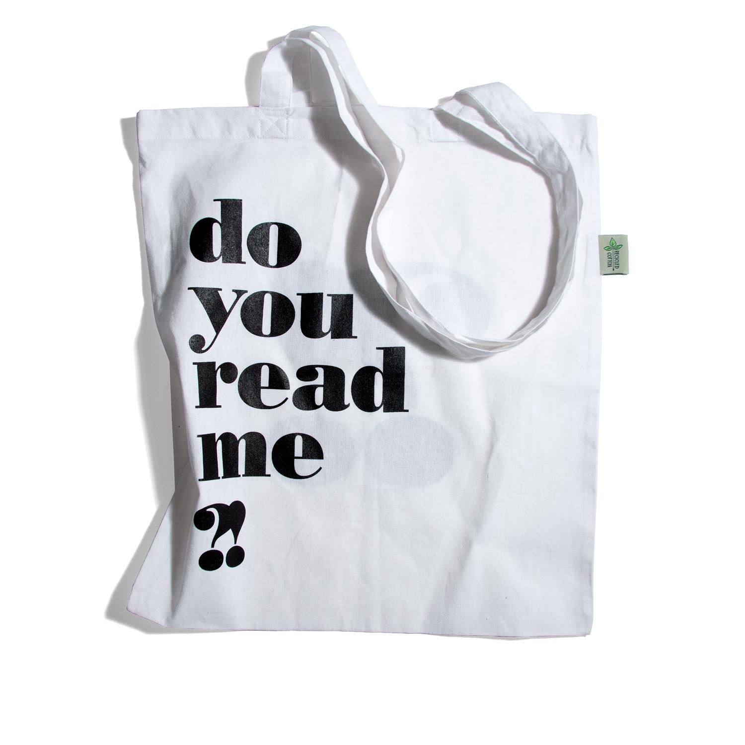 do you read me?! tote bag – white/black