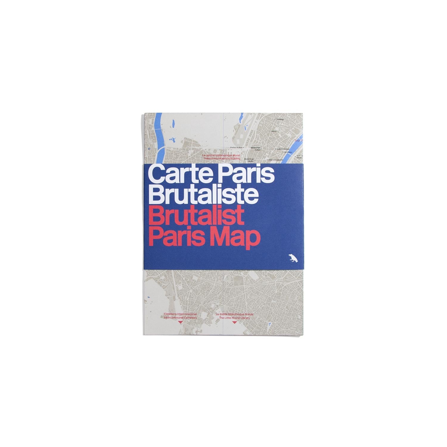 Brutalist Paris Map