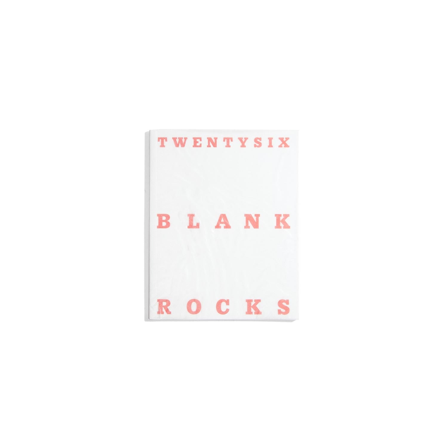 Twenty Six Blank Rocks  - Anne-Valerie Gasc