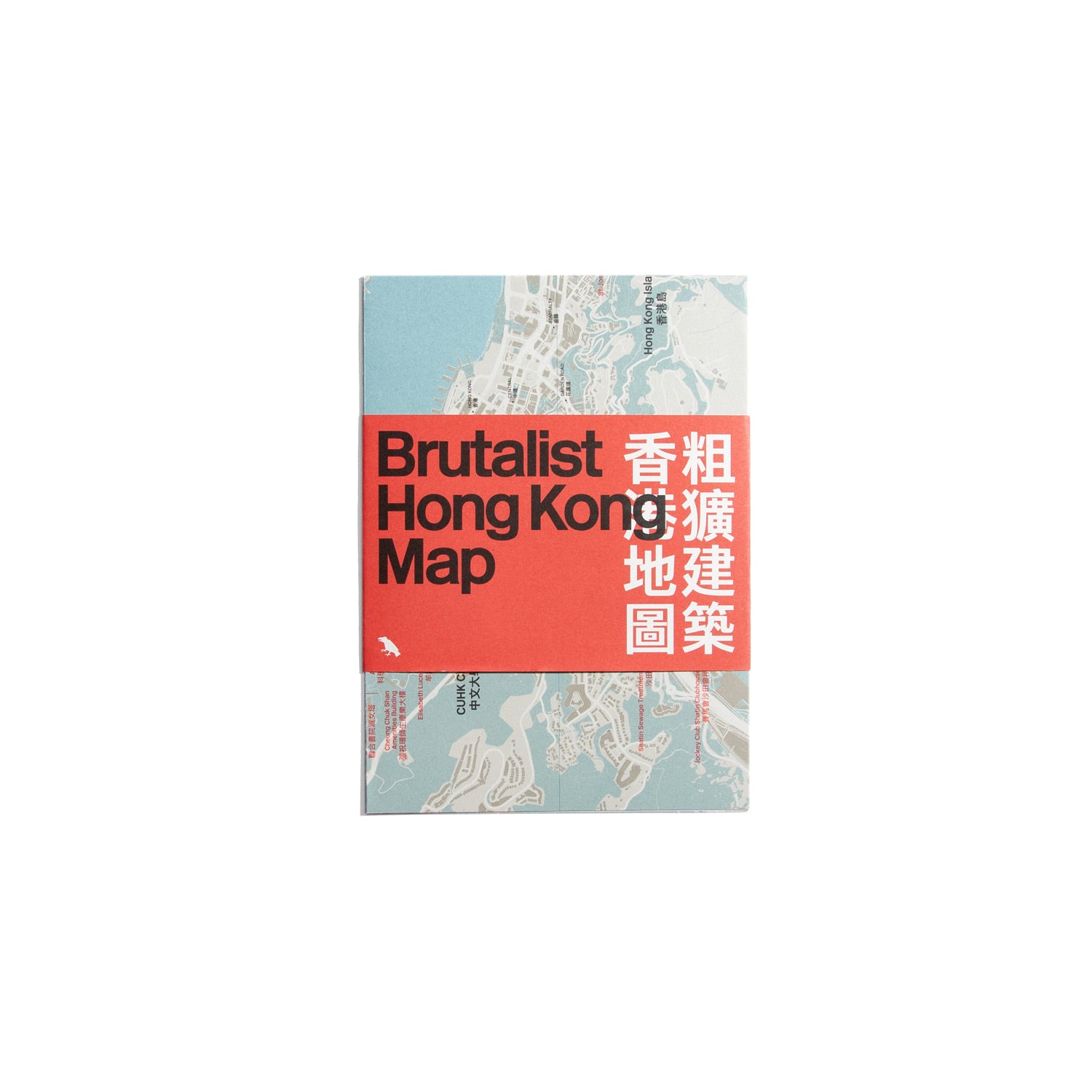 Brutalist Hong Kong Map