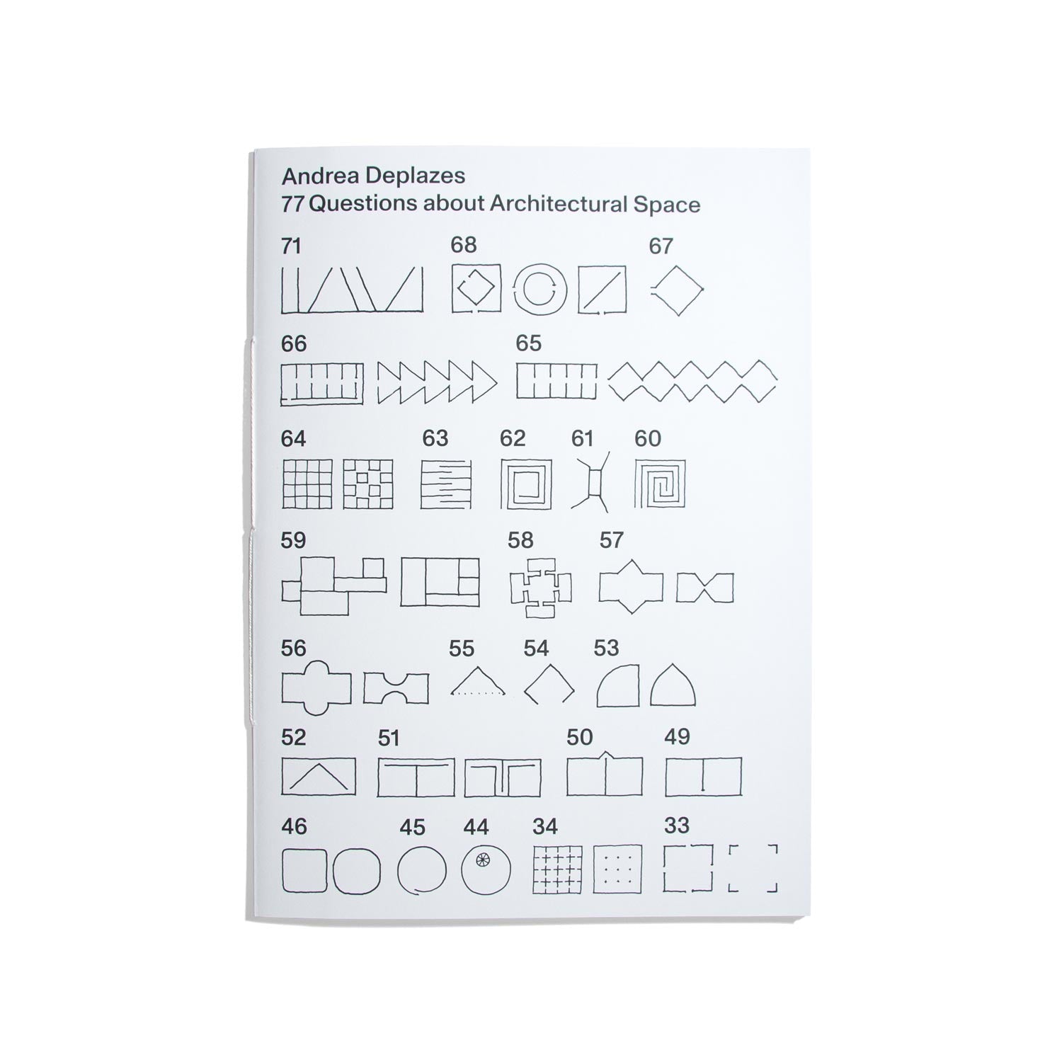 77 Questions about Architectural Space - Andrea Deplazes