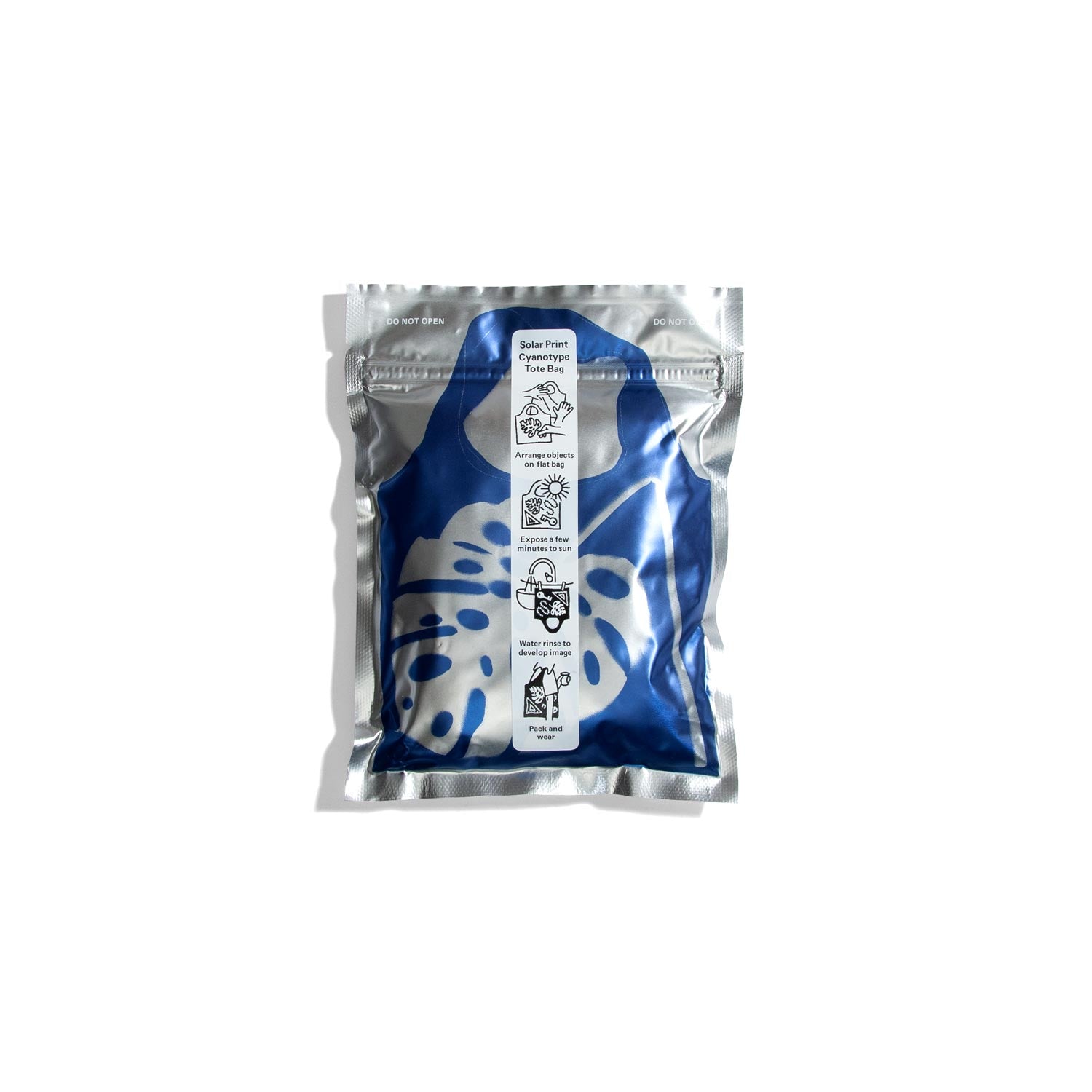 Solar Print Cyanotype Tote Bag