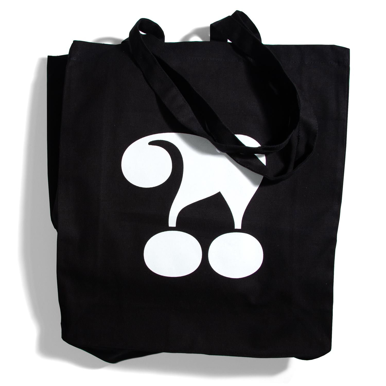 do you read me?! tote bag - black/white (supersized and strong)