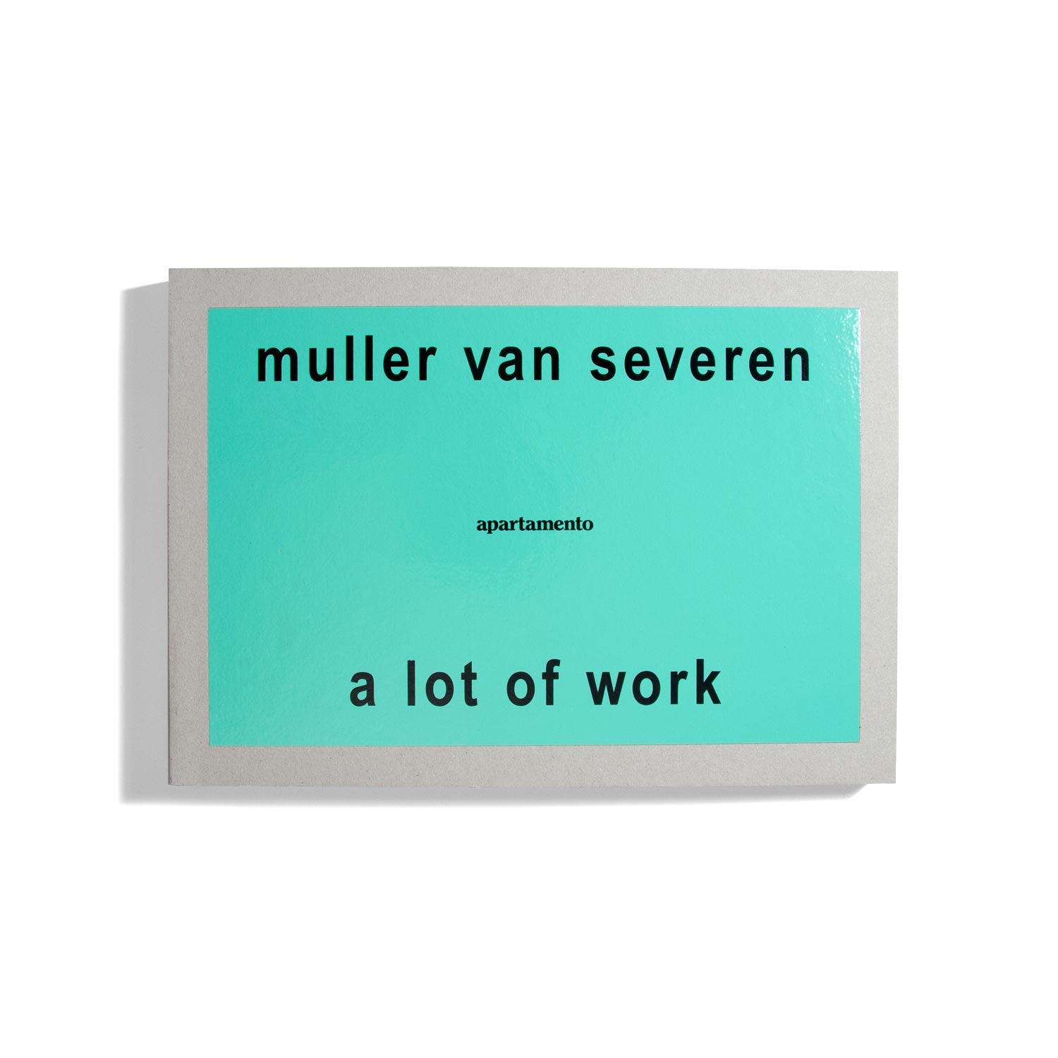 A Lot of Work - Muller van Severen