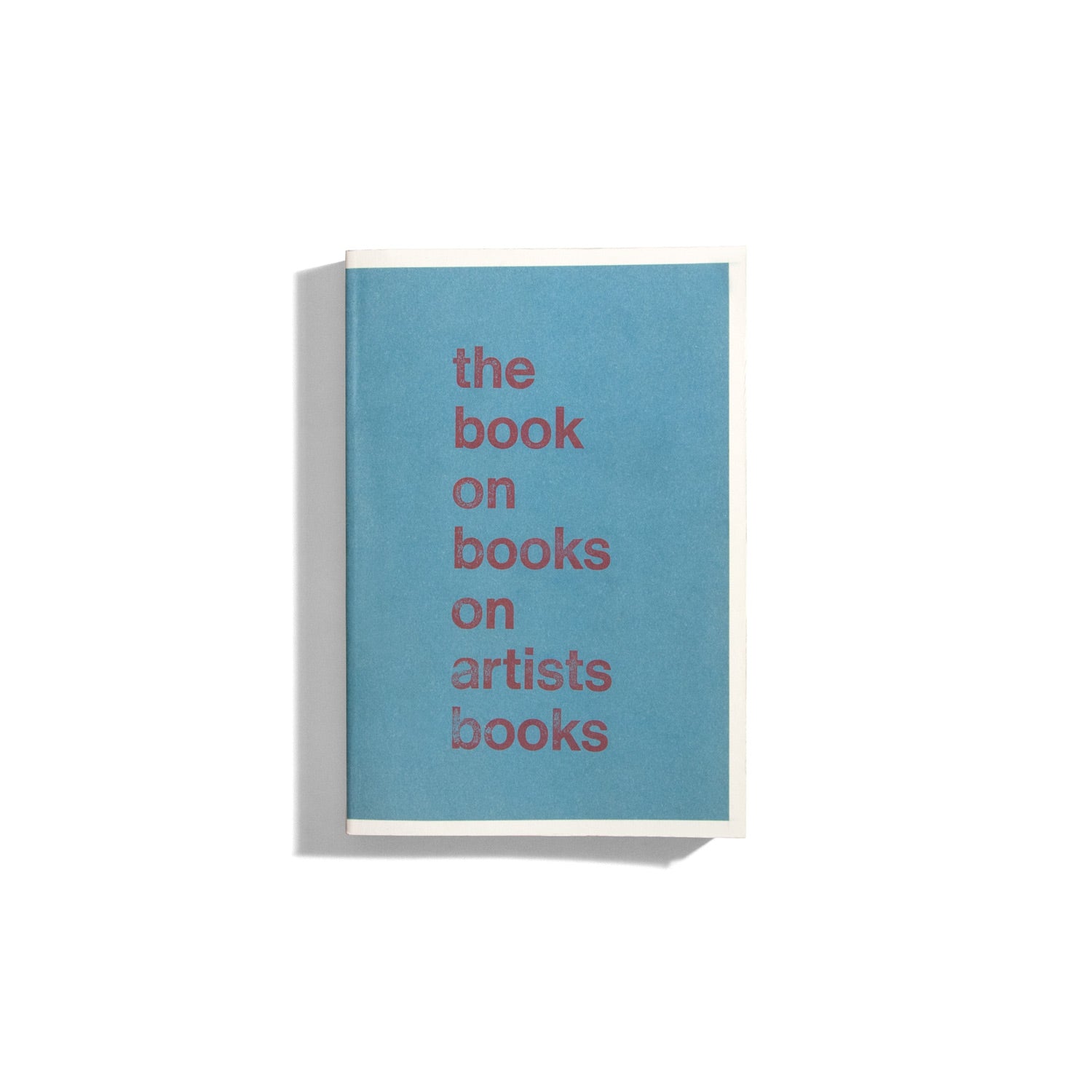 the Book on Books on artists Books