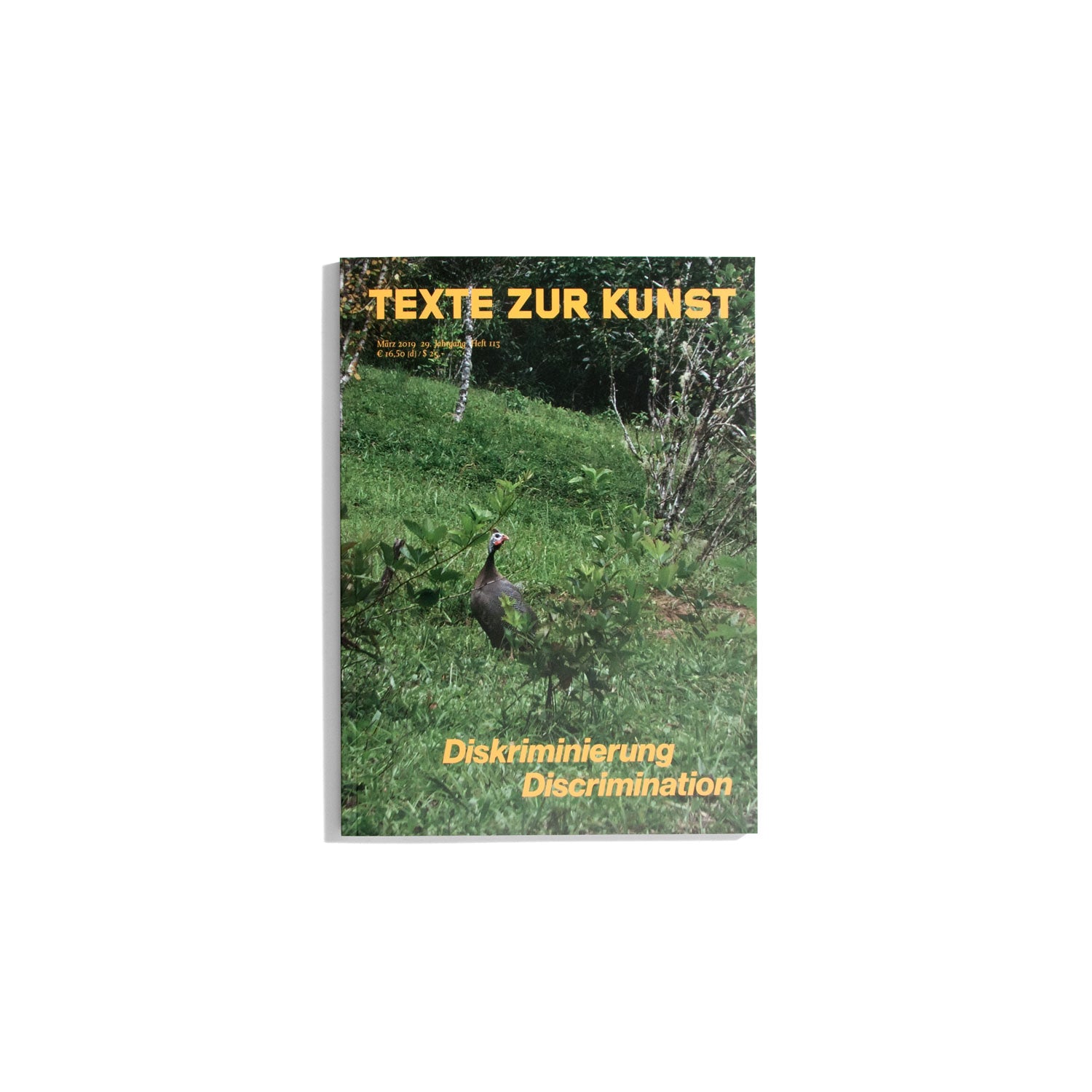 Texte zur Kunst #113 2019 Diskriminierung - Discrimination