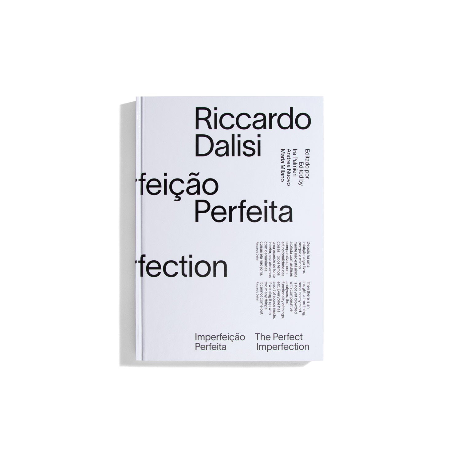 The Perfect Imperfection - Ricardo Dalisi