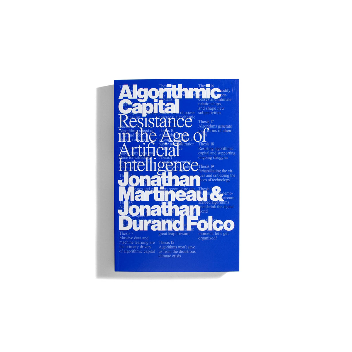 Algorithmic Capital - Jonathan Martineau & Jonathan Durand Folco