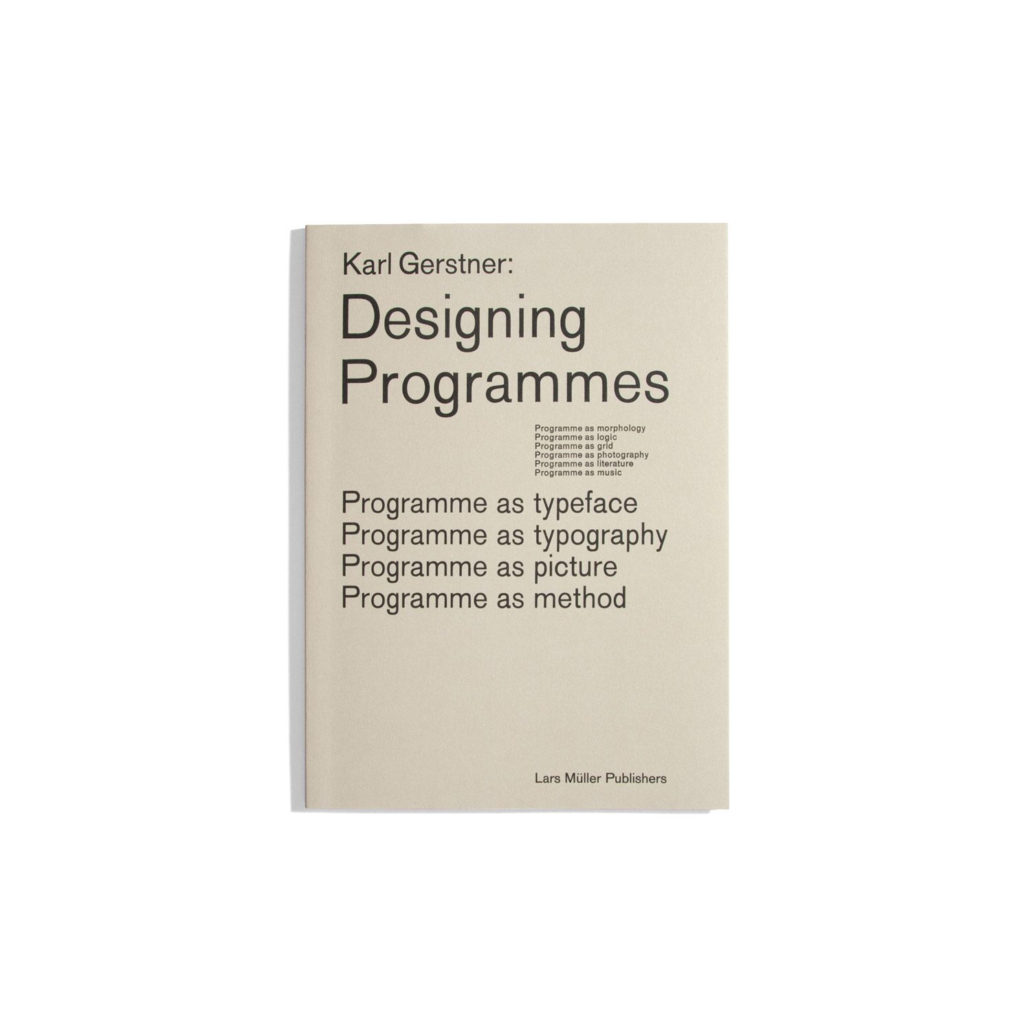 Designing Programmes - Karl Gerstner